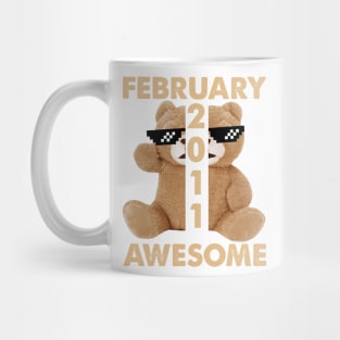 February 2011 Awesome Bear Cute Birthday Mug